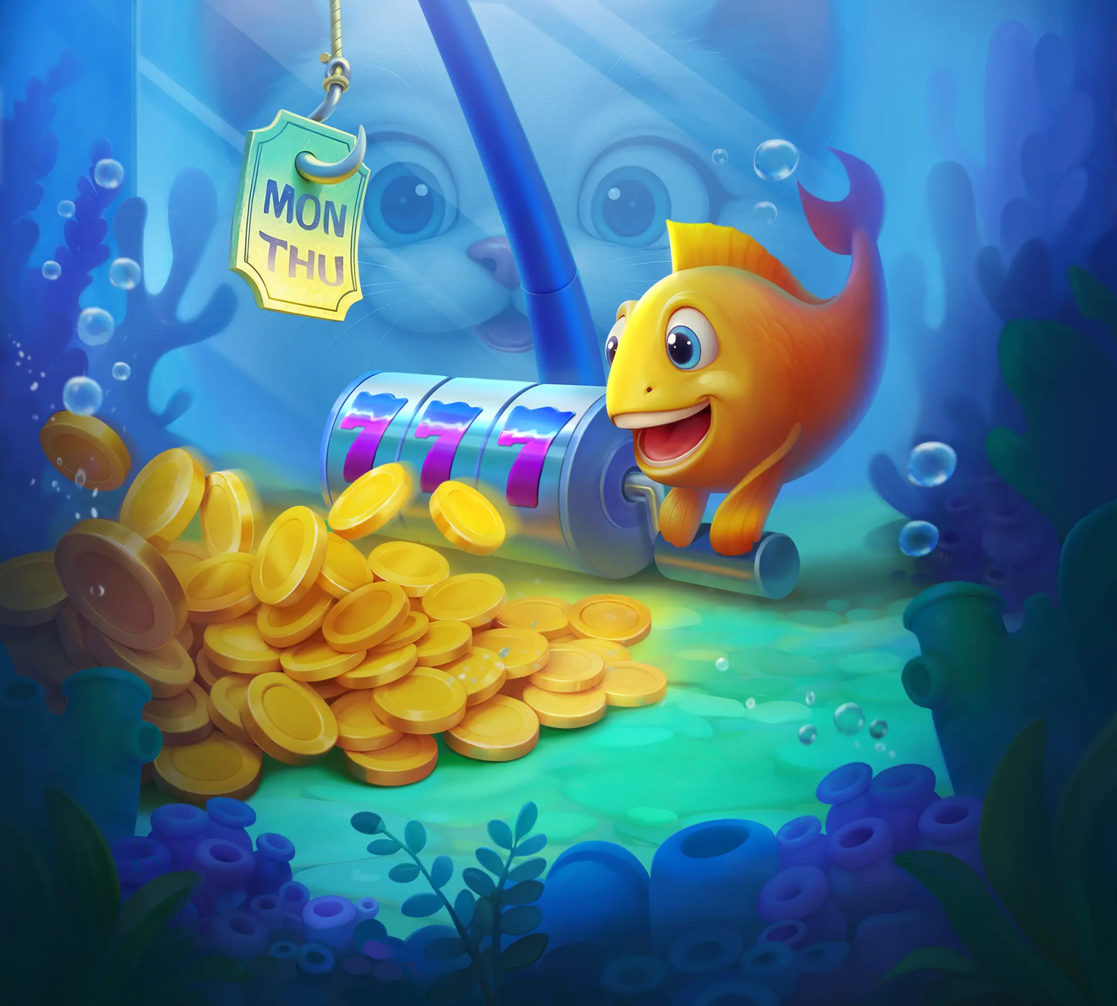 Εφαρμογή app Spinfin σε κινητό